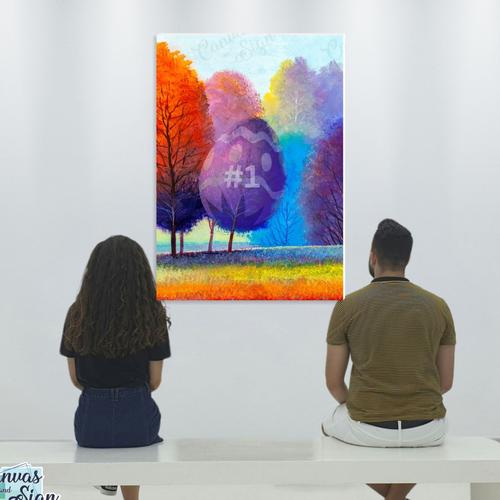  - Colorful Trees Portrait