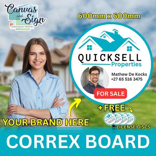  - Estate Agent Sign 600 x 600 ss